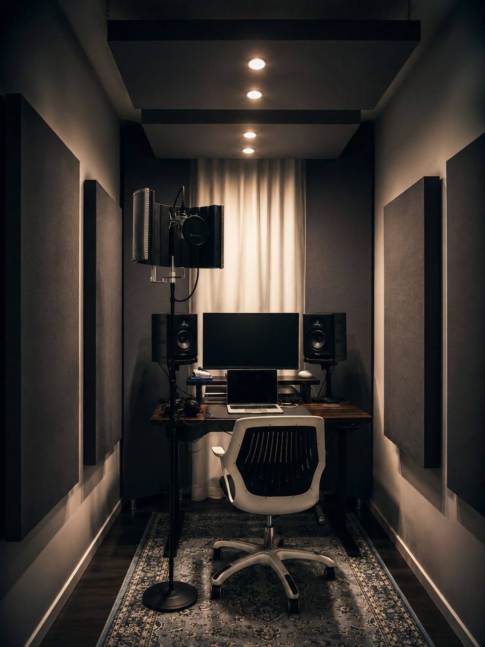 Sala del estudio de grabación Phase-19 en Getafe, otra vista general